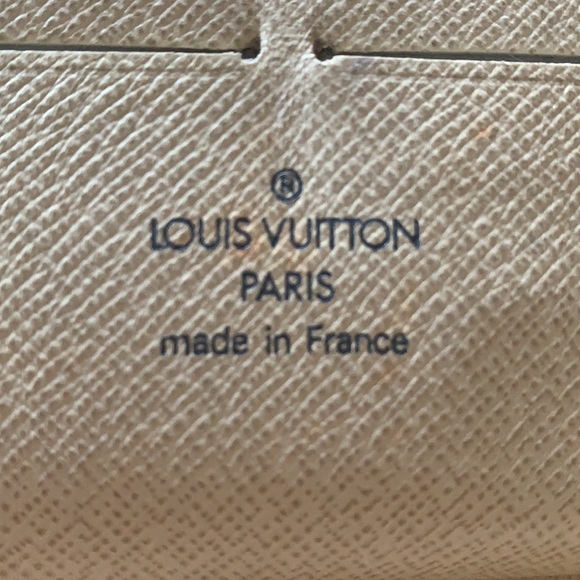 Used Louis Vuitton Damier Azur Zippy Wallet - Picture 4 of 8